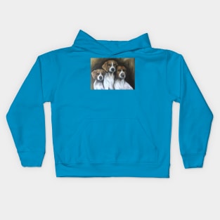 Three Beagles Kids Hoodie